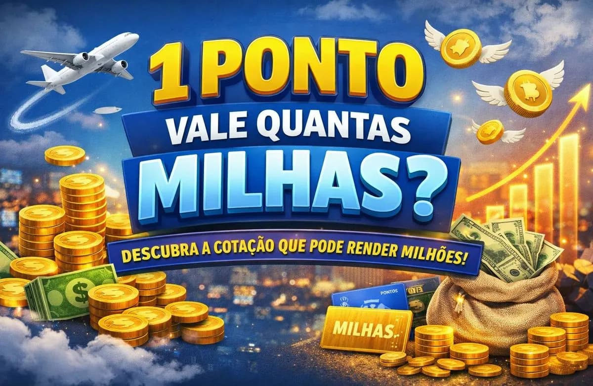 1 ponto vale quantas milhas? Descubra a cotação que pode render milhões